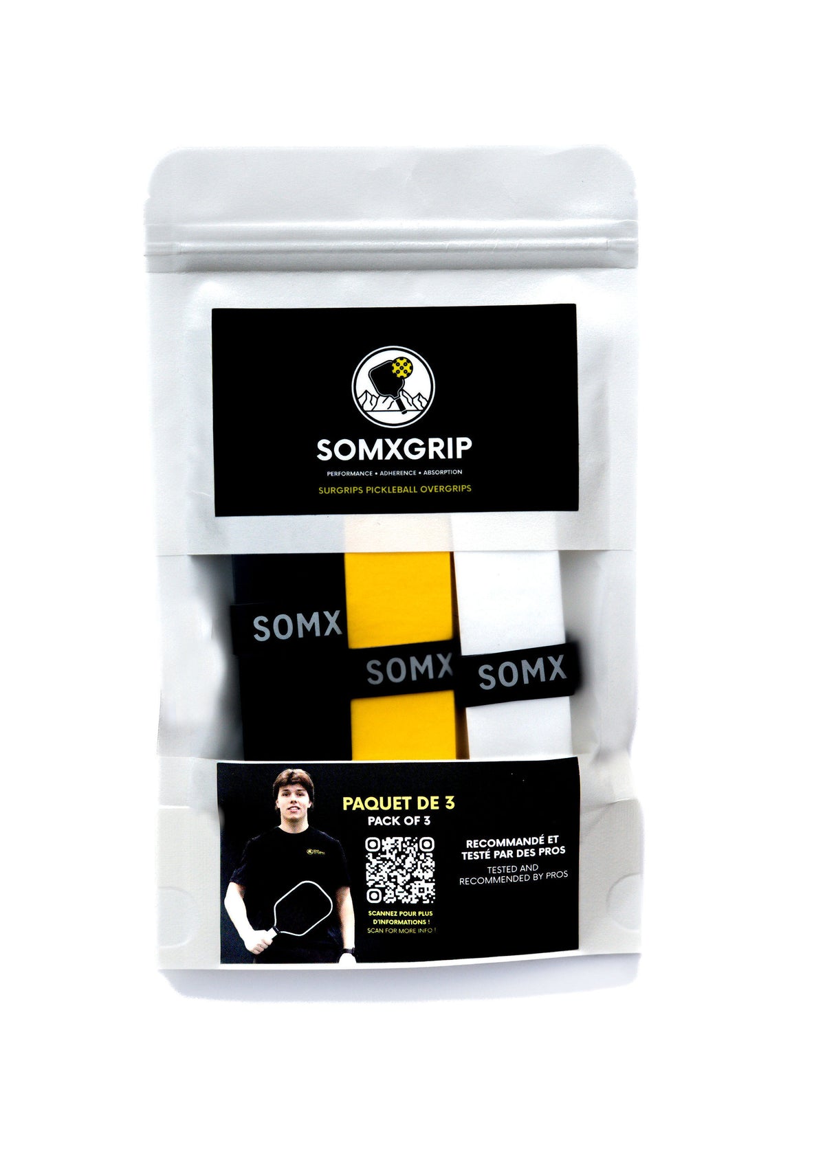 Surgrip haute performance SOMXGRIP - Paquet de 3